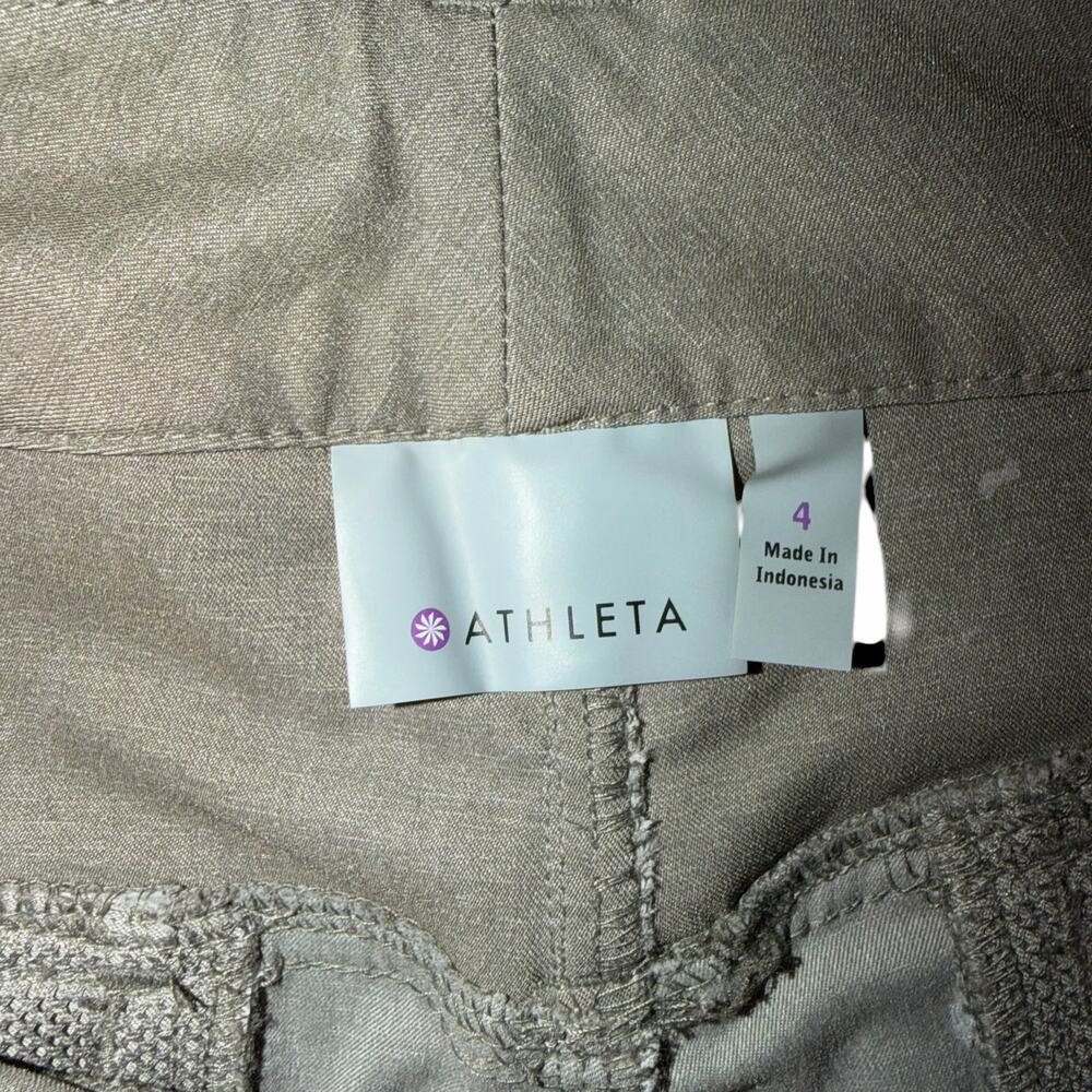 Athleta Heathered Low Rise Dipper Utility Cargo Pants Falcon Heather 4 - Picture 9 of 12